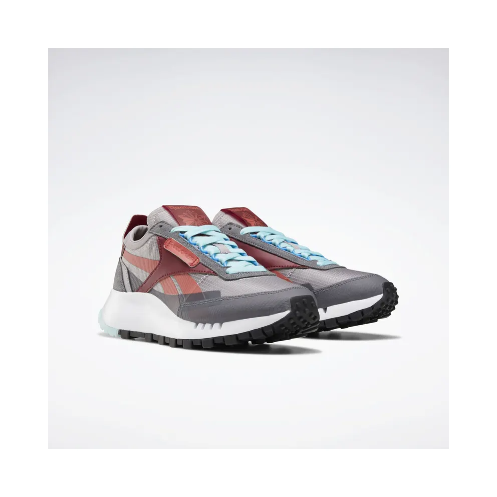 Reebok Classic Leather Legacy Shark Collegiate Burgundy (W) Shark/Collegiate Burgundy-Black (Other Brands Reebok)