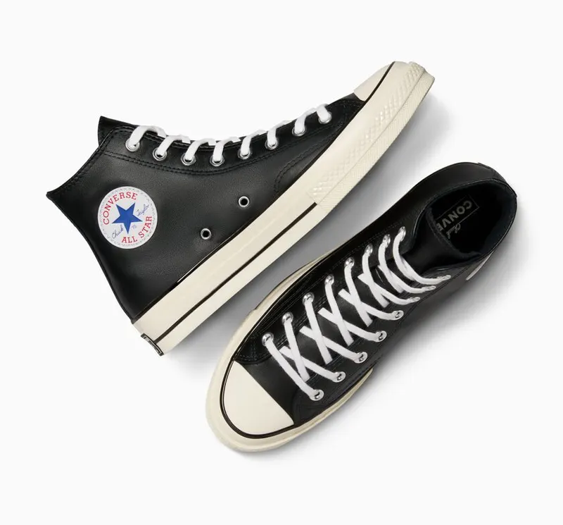 Converse Chuck 70 Leather Black/White/Egret (A07200C)