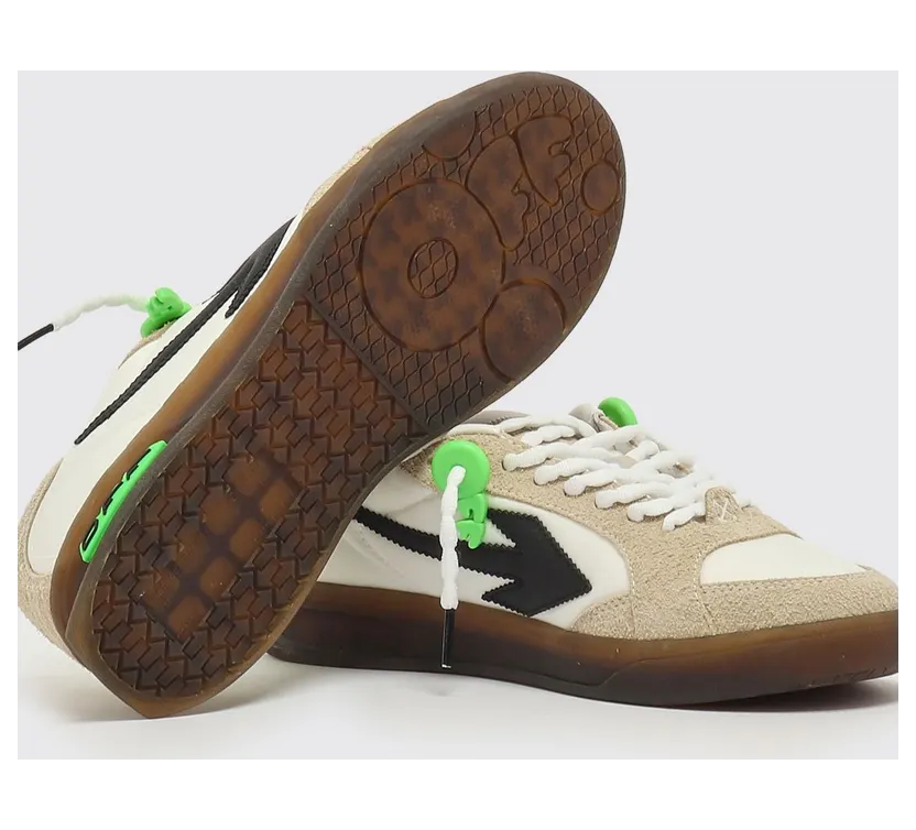 Off-White Suede and Nylon End of Play Sneakers White (OMIA2ALS26FAB0026865) (3)