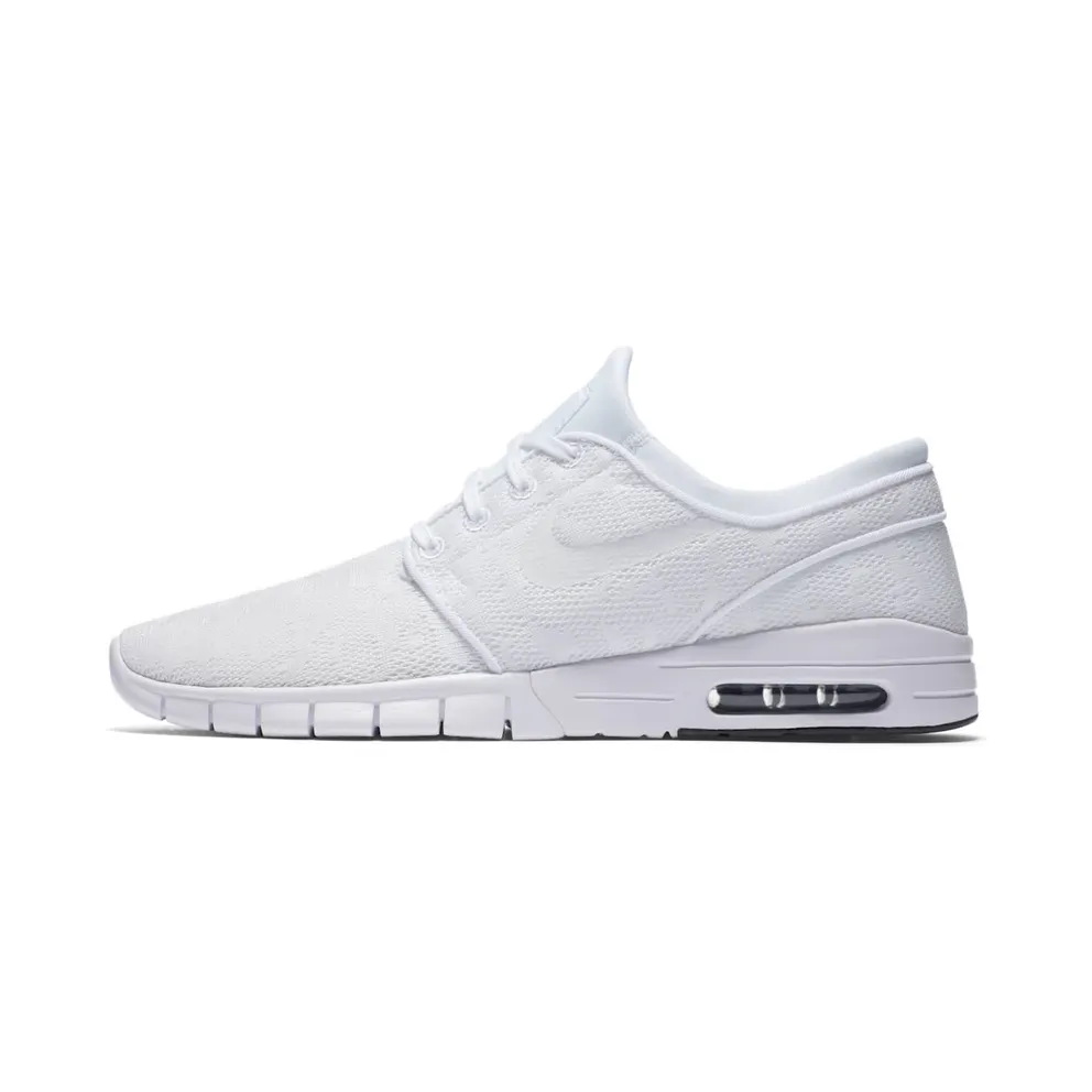Nike SB Stefan Janoski Max Skateboardschuh – Weiß Weiß (631303-114)