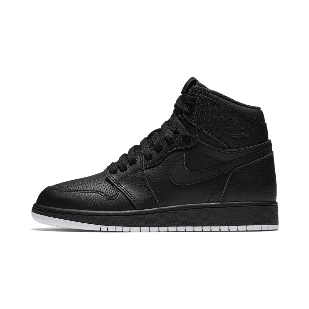 Jordan 1 Retro High Black Perforated (GS)