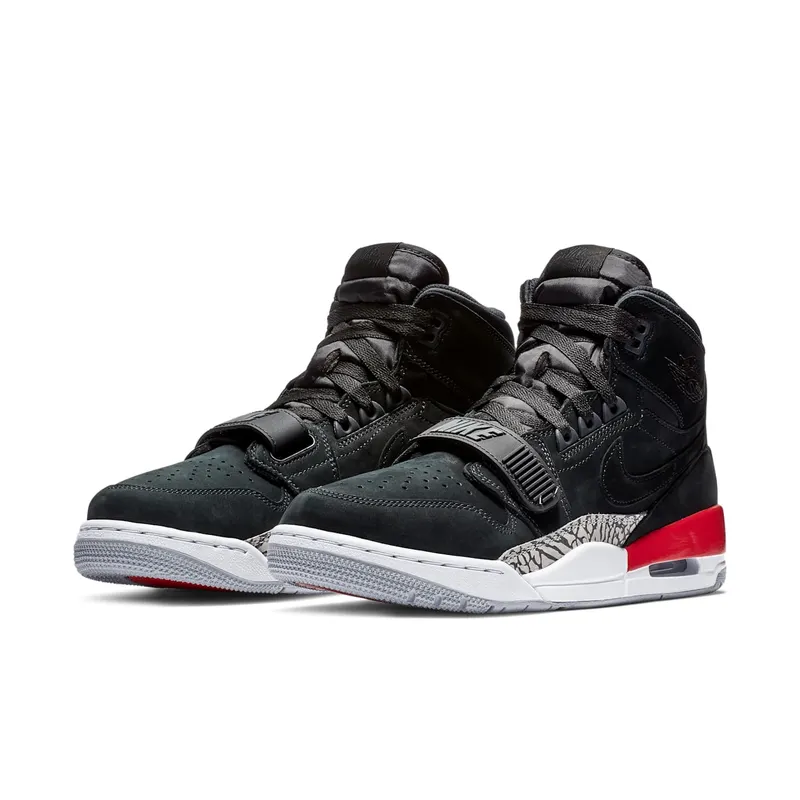 Jordan Legacy 312 Black Fire Red Black/Black-Fire Red (AV3922-060)