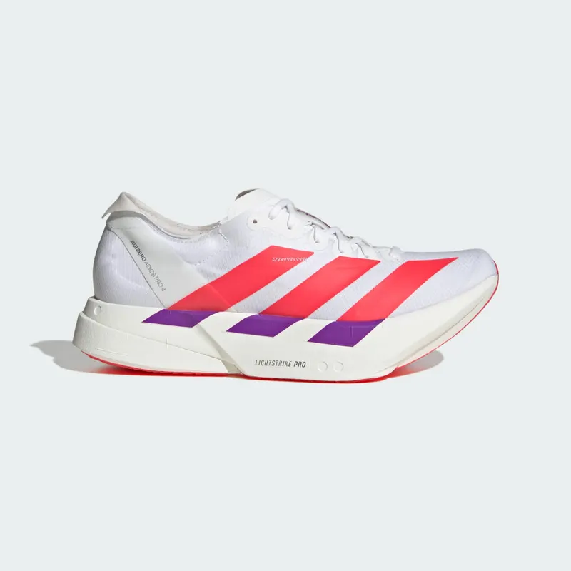 Adidas Adizero Adios Pro 4 Cloud White / Lucid Red / Shock Purple (KZ9020)