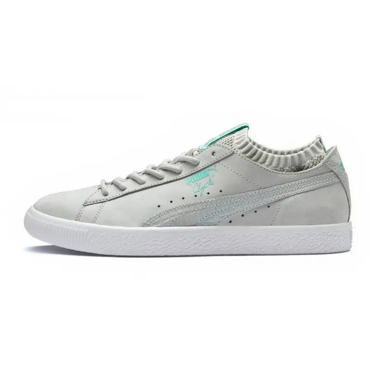 Puma Clyde Sock Lo Diamond Supply Co Grey Glacier Grey/Glacier Grey (365653-02)