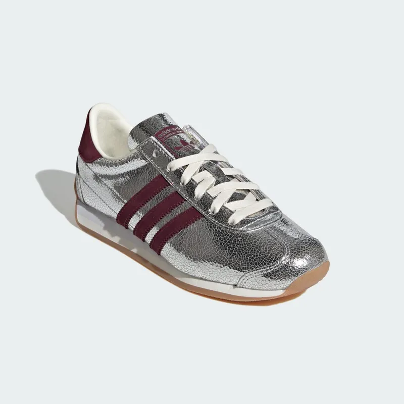 Adidas Country OG Silver Metallic / Maroon / Off White (JQ5111)