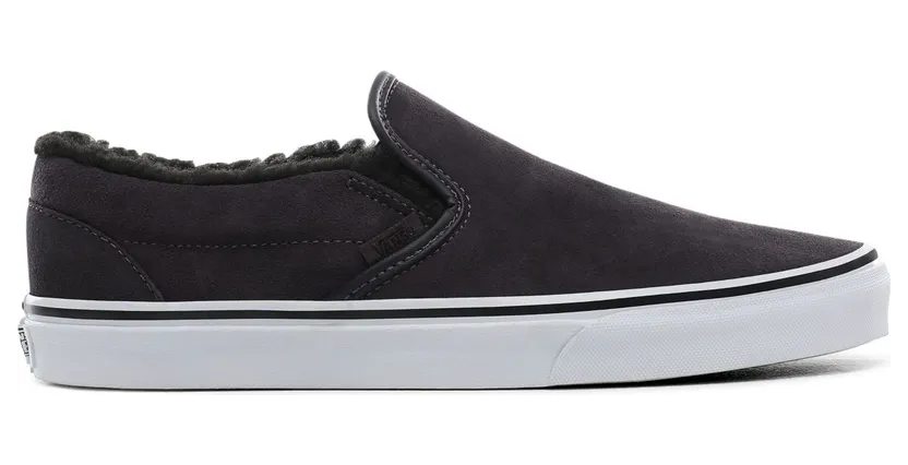 VANS Suède Sherpa Classic Slip-on Schoenen (Zwart)
