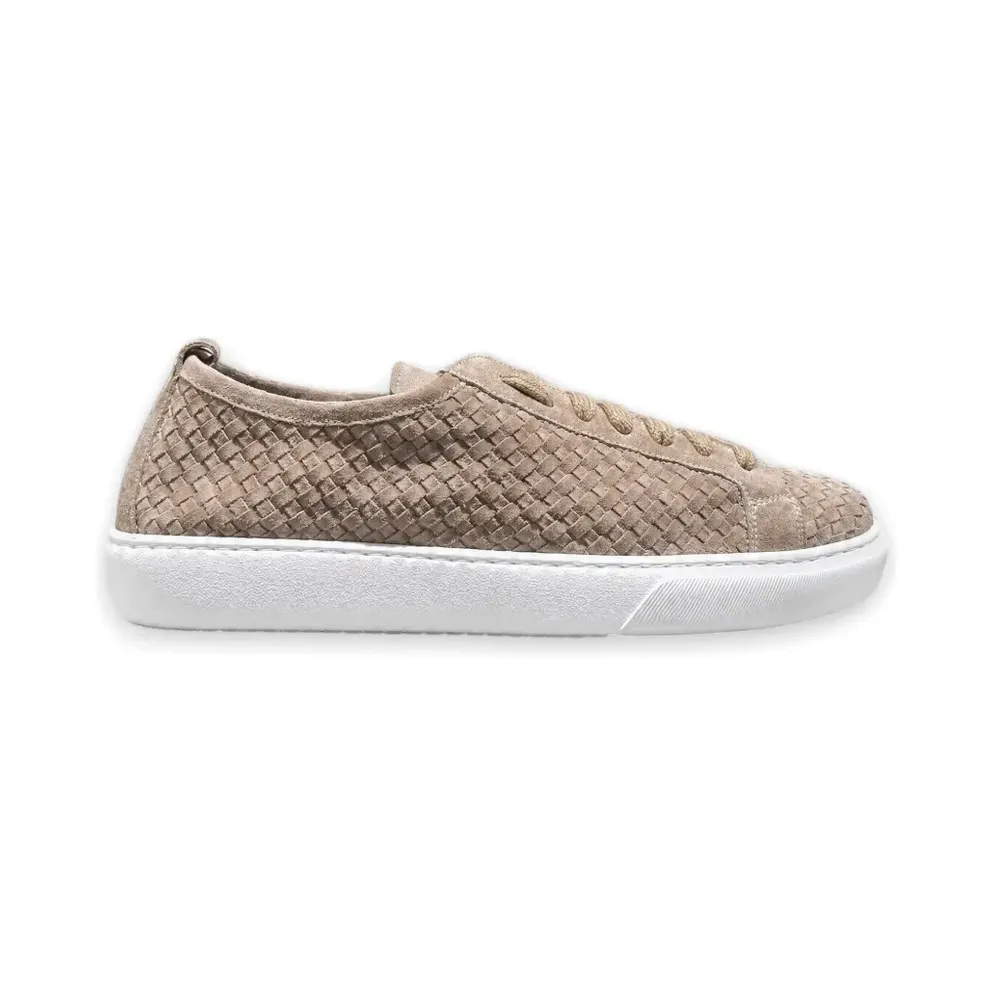 CALCE aus gewebtem Wildleder – Nude (X2513BEIGE)