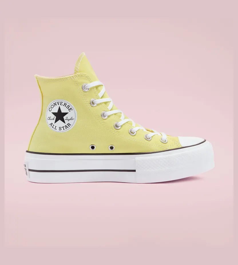 Converse Converse Color Platform Chuck Taylor All Star High Top Lt Zitron/white/black (570433C)