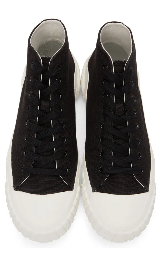 Kenzo White Tiger Crest High-Top Sneakers (FB65SN440F50) (5)