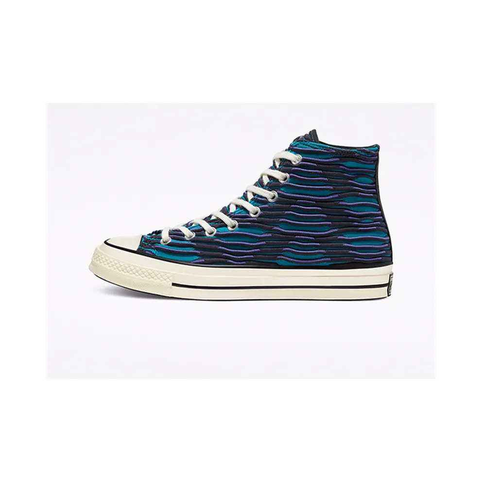 Converse Blue & Purple Wavy Knit Chuck 70 High (168757C)