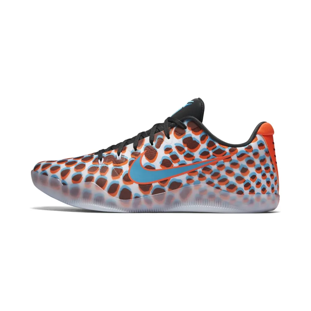 Nike Kobe 11 3D Cool Grey/Total Crimson-Chlorine Blue (836183-084)