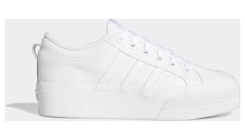 Adidas Nizza Platform ‘Cloud White’ Cloud White/Cloud White/Core Black (FW0265)