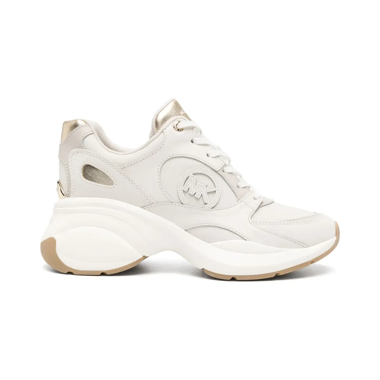 Michael Kors Zuma leren “White” (43S4ZUFS2D)