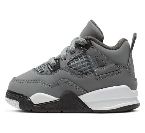 Air Jordan 4 Retro TD ‘Cool Grey’ 2019 Cool Grey/Chrome/Dark Charcoal (BQ7670-007)