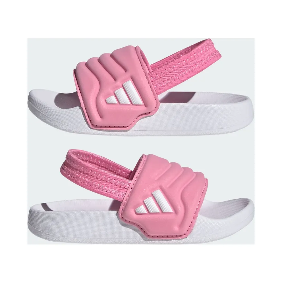 adidas Adilette Estrap 2.0 Slides Infants “Bliss Pink / Cloud White / Bliss Pink” (HQ9207)