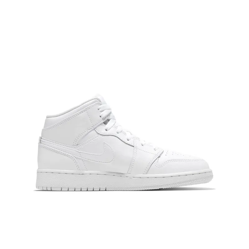 Jordan 1 Mid Triple White (2020) (554725-126)