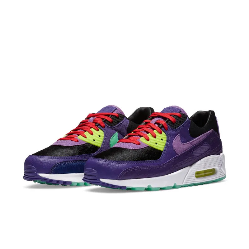 Nike Air Max 90 Violet Blend Black/Purple-Volt-Mint (CZ5588-001)