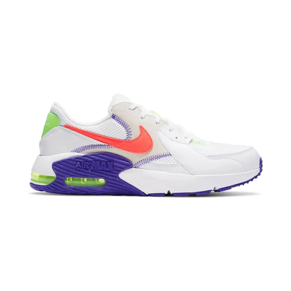 Nike Air Max Excee White Indigo Burst Volt Bright Crimson (DD2985-100)