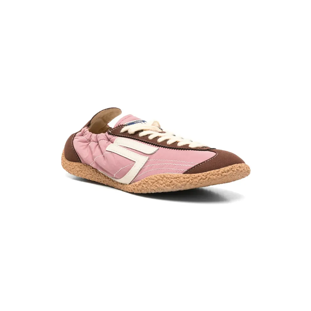 Puraai Logo-patch Panelled “Pink/Brown” (PU901C-002)