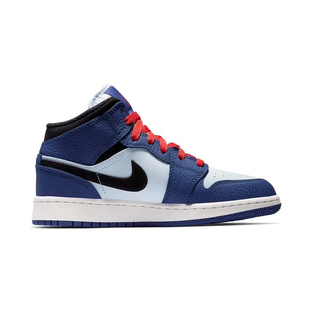 Jordan 1 Mid SE Deep Royal (GS) Deep Royal Blue/Black (BQ6931 400)