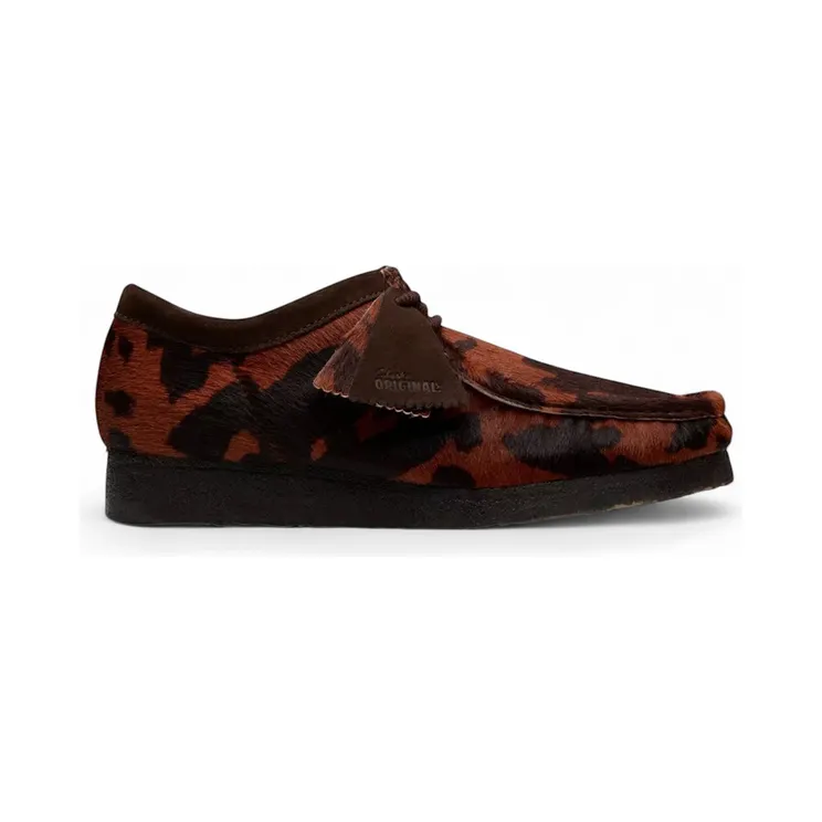 Clarks Originals Wallabee Brown Cow Print (26183756)