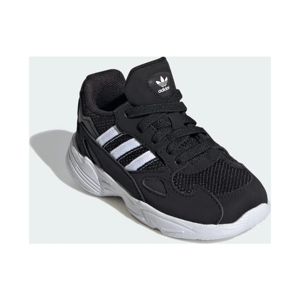 adidas Falcon Elastic Lace Kids Core Black / Cloud White / Cloud White (IF1100)