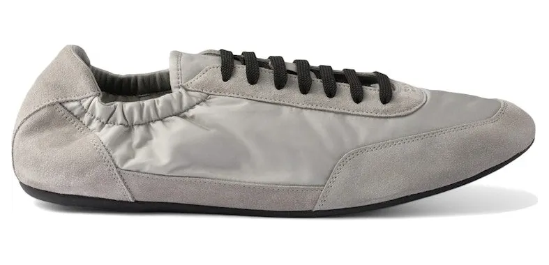 Prada Collapse Sneakers Re-Nylon Suede Elasticized Cloudy Gray (2EG479_D7C_F0424_F_G001)