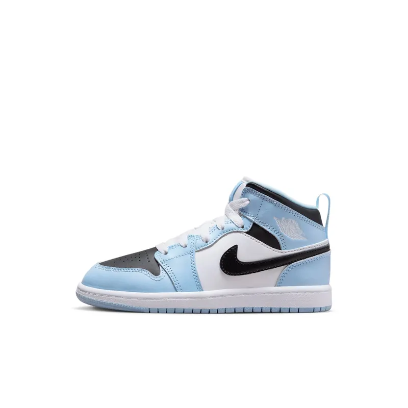 Jordan 1 Mid Younger Kids’ Blue (640737-401)