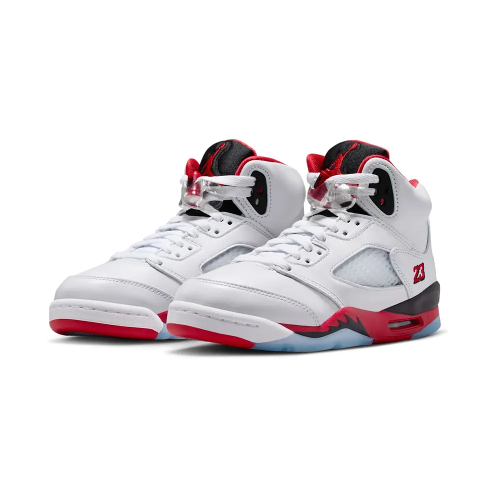 Jordan Air Jordan 5 “White/Fire Red/Black” (HQ7980-101)