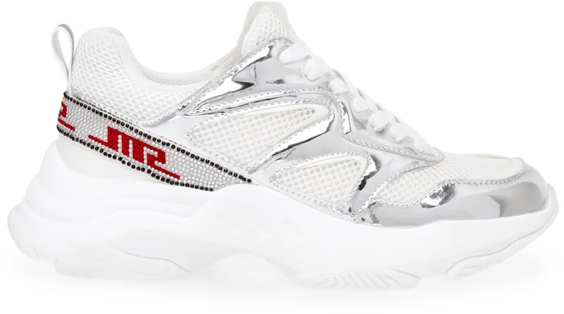 Steve Madden sneaker Silver/White (SM11002326-04005-04D)