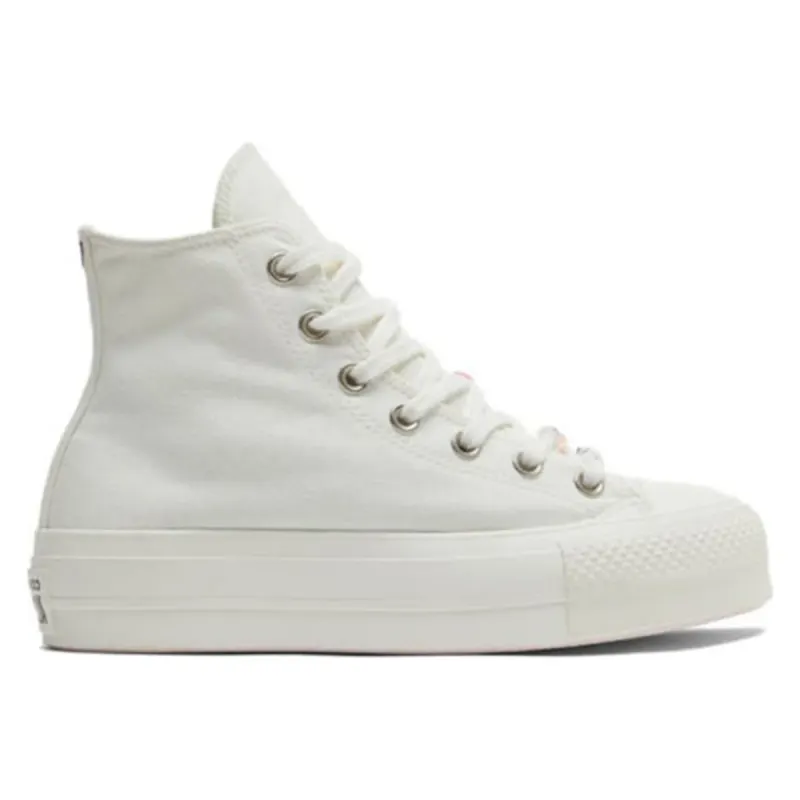 Converse Chuck Taylor All Star Lift Platform DIY Beads Egret/egret/black