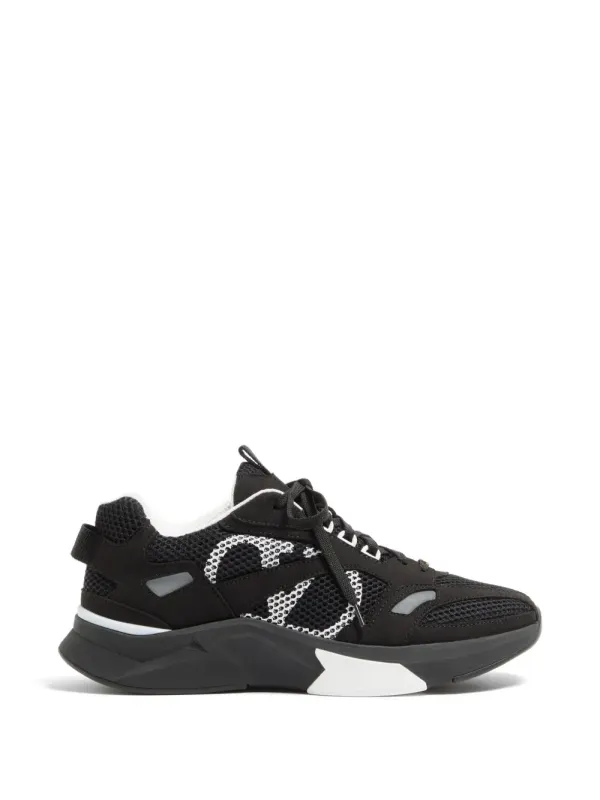 Valentino Garavani Demivee Sneakers aus Mesh mit Wildledereinsätzen – Rot (YS0N88QAP)