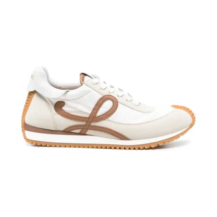 Loewe Flow Runner 2.0 in nylon and suede “White” (LFR2282X06)