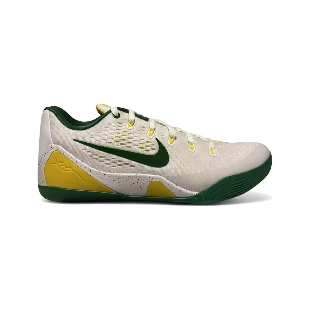 Nike Kobe 9 EM Low Protro Oregon Ducks PE White (HV57331785896)