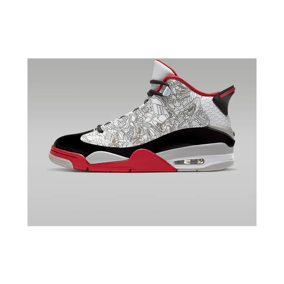 Jordan Dub Zero White Varsity Red White/Varsity Red/Neutral Grey (311046-116)