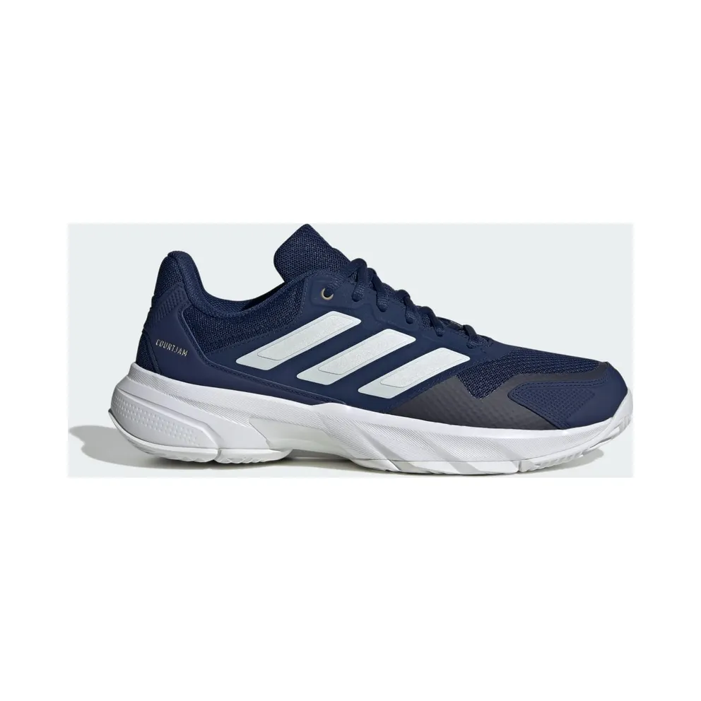 Adidas Courtjam Control 3 Tennis Dark Blue / Zero Metalic / Cloud White (JR1750)