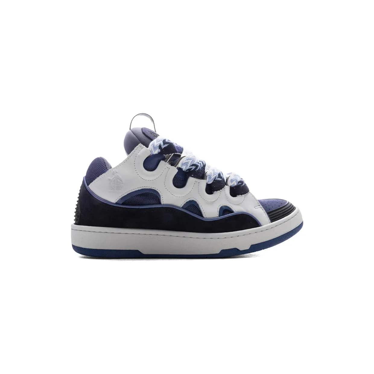 Lanvin Leather Curb Black Navy White (FU-SKDK12-BICO-E25-1029)
