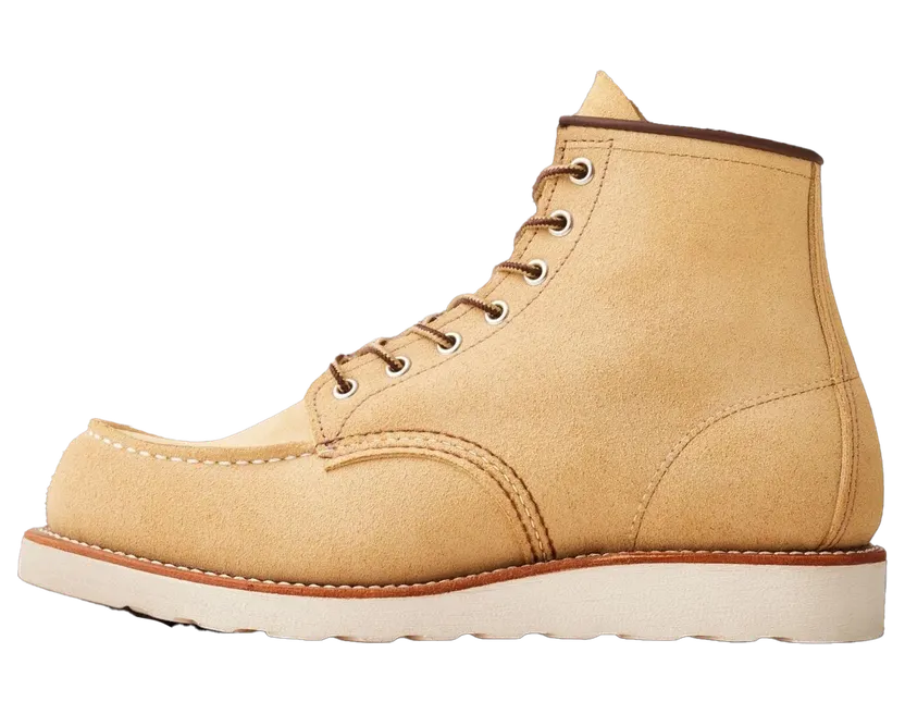 Red Wing Classic Moc 6 Inch Boot “Hawthorn Abilene – Beige” (8833)