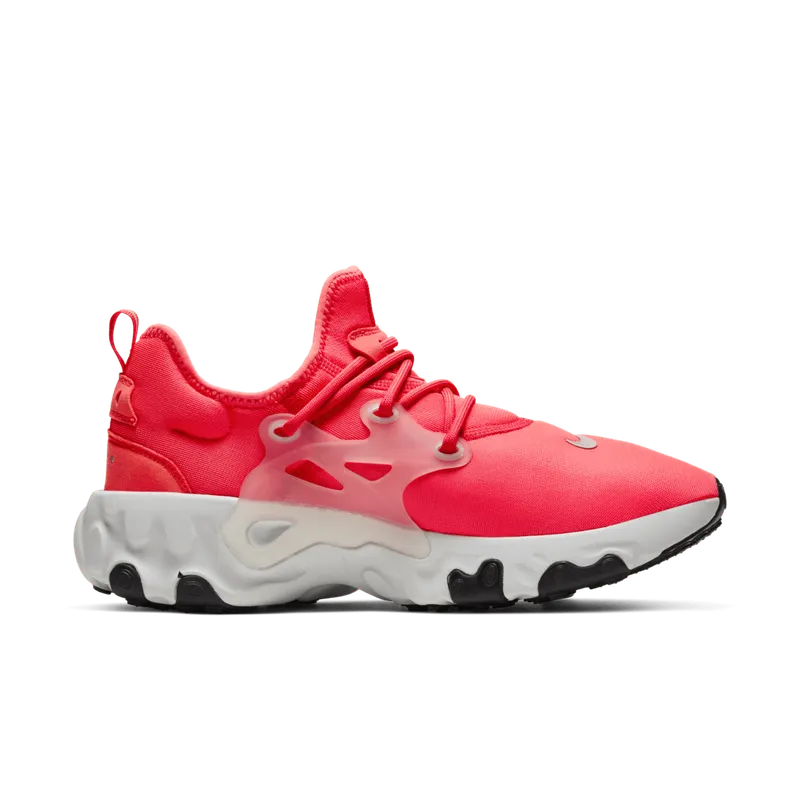 Nike React Presto Laser Crimson Laser Crimson/Off White-Black-Metallic Silver (CK4538-600)