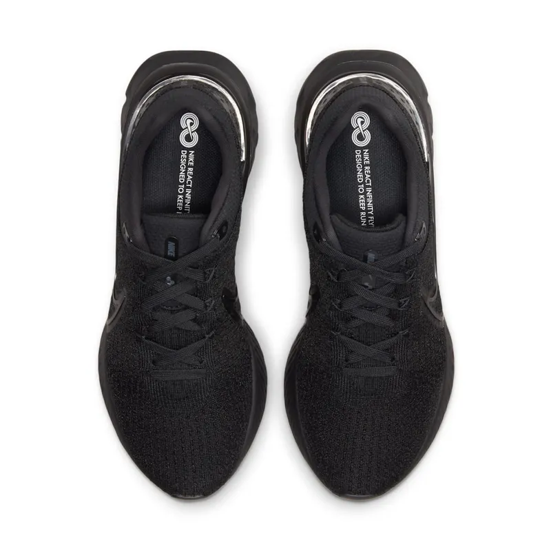 Nike React Infinity Run Flyknit 3 Road Running Black (DH5392-005)