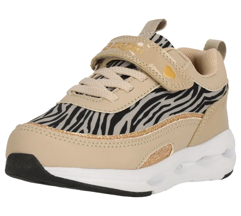 Zigzag sneaker Sand / Zwart (Z252360-1136)