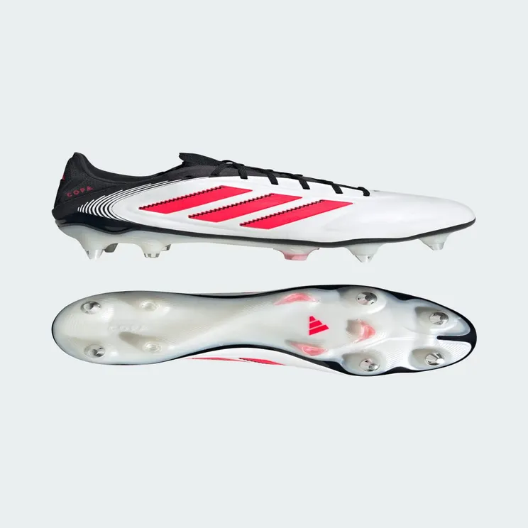 adidas Copa Pure 3 Elite Soft Ground Boots “Cloud White / Lucid Red / Core Black” (ID9057)