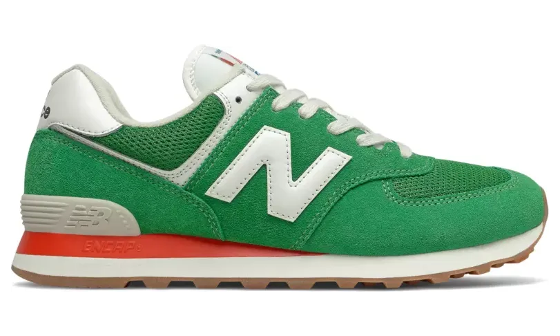 New Balance ML574 HE2 Varsity Green / Velocity Red (ML574HE2)