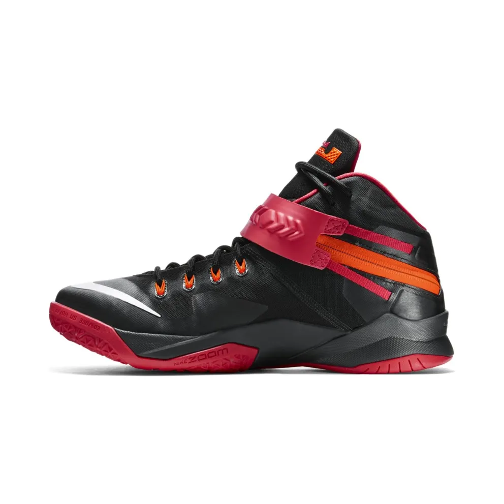 LeBron Soldier 8 Black/University Red-Hyper Crimson-White (653641-016)