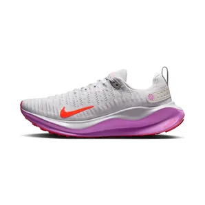 Nike React Infinity Run 4 “Vast Grey / Hyper Violet / Bright Crimson” (DR2665-011)