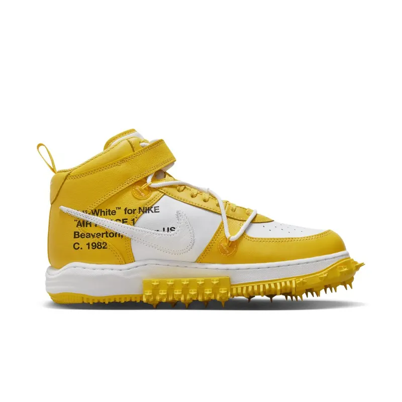 Nike Air Force 1 Mid x Off-White ™ White/Varsity Maize/White (DR0500-101)