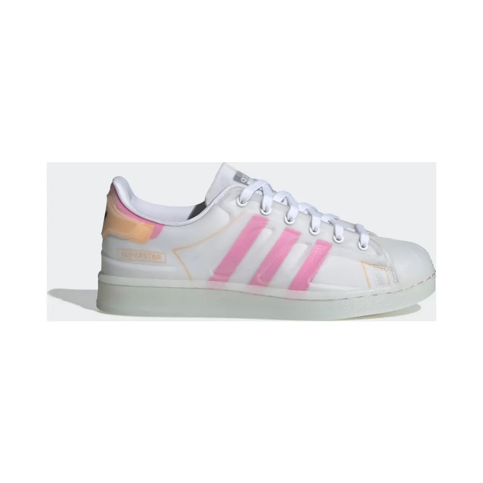 adidas Superstar Futureshell Schuh Cloud White / Screaming Pink / Crew Yellow (FY7357)