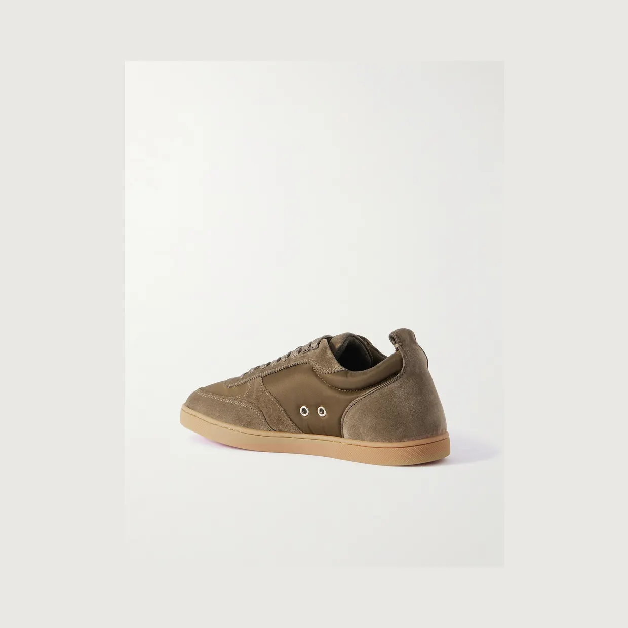 Christian Louboutin Tutti Rui Suede and Shell Sneakers Brown (3250271) (4)