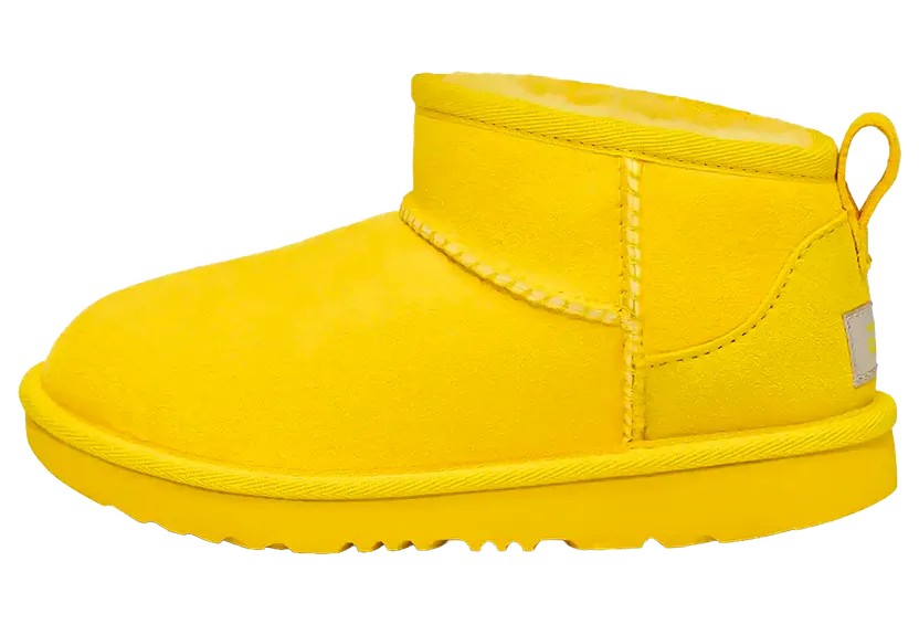 Ugg Classic Ultra Mini Boot GS “Canary Yellow” (1130750K-CAN)