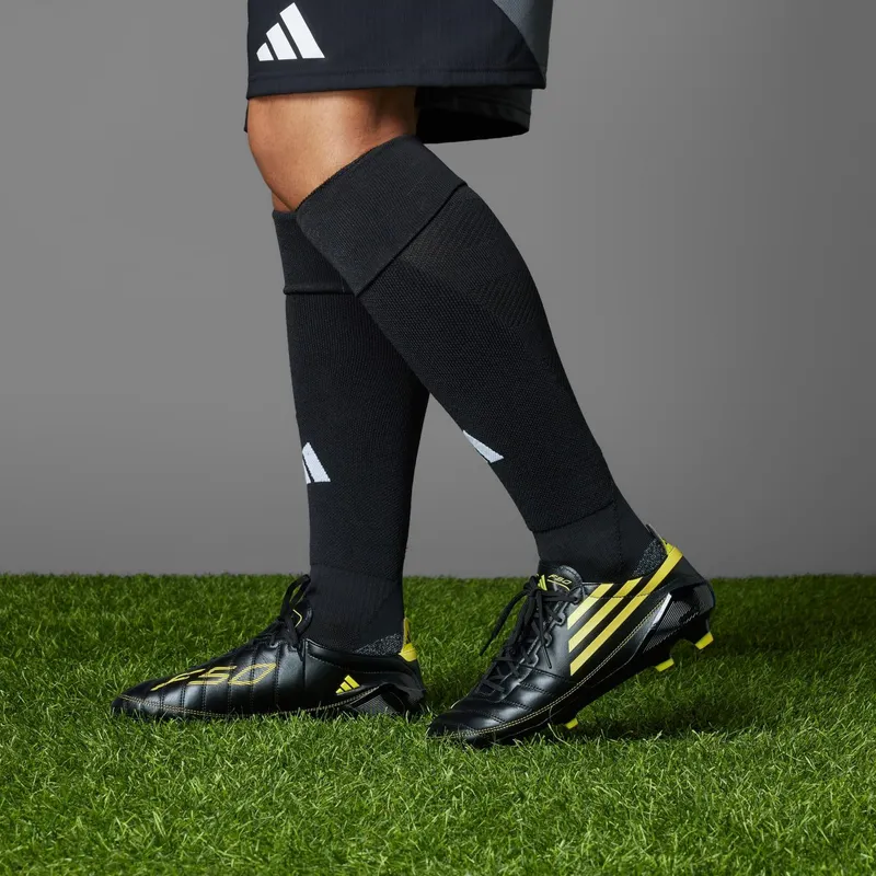 adidas F50 Elite Leather 2010 FG Remake Pack Black Yellow (IH0946)